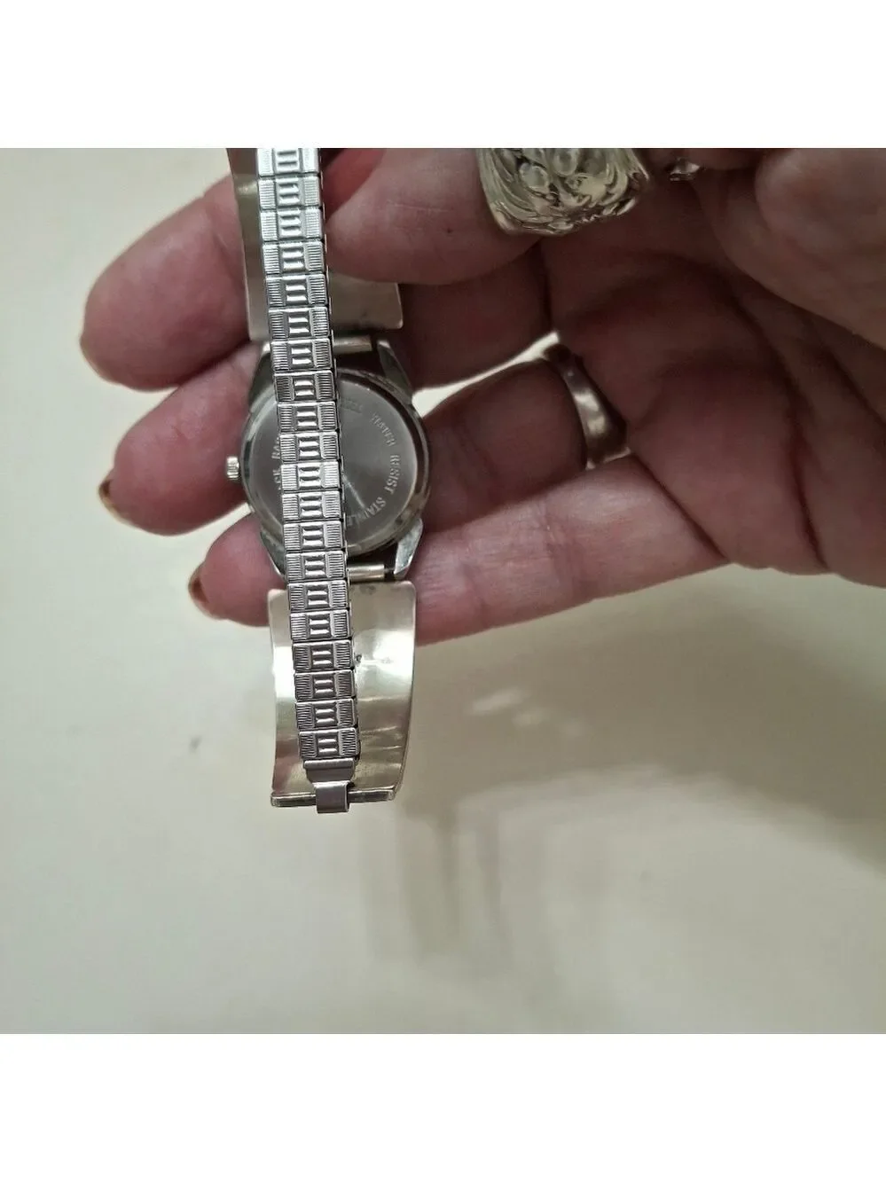 Nadia Sterling silver kokopelli watch needs A battery Vintage